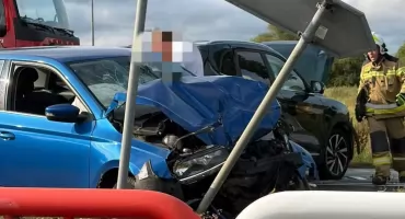 Wypadek czterech pojazdów. Trzy osoby w szpitalu!