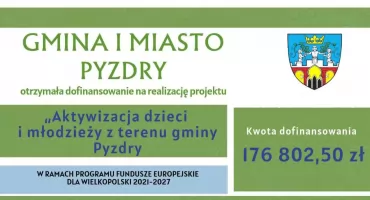 Kolejne dofinansowanie dla Gminy Pyzdry 