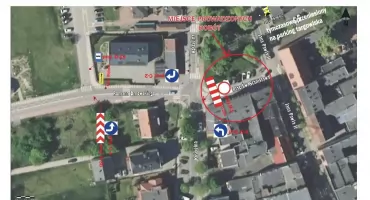 Uwaga kierowcy! Utrudnienia w centrum Wrześni 